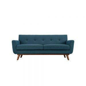 Korea Long Sofa Fabric In Blue Navy Color